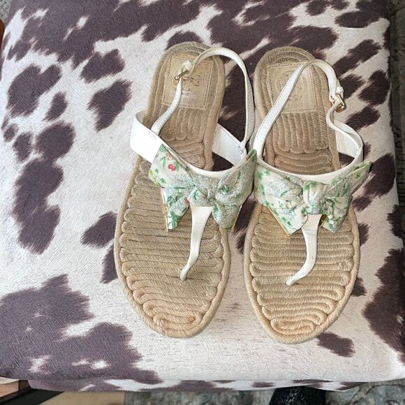 Tory Burch Penny Bow Sandal, SZ 9M - Picture 3 of 5